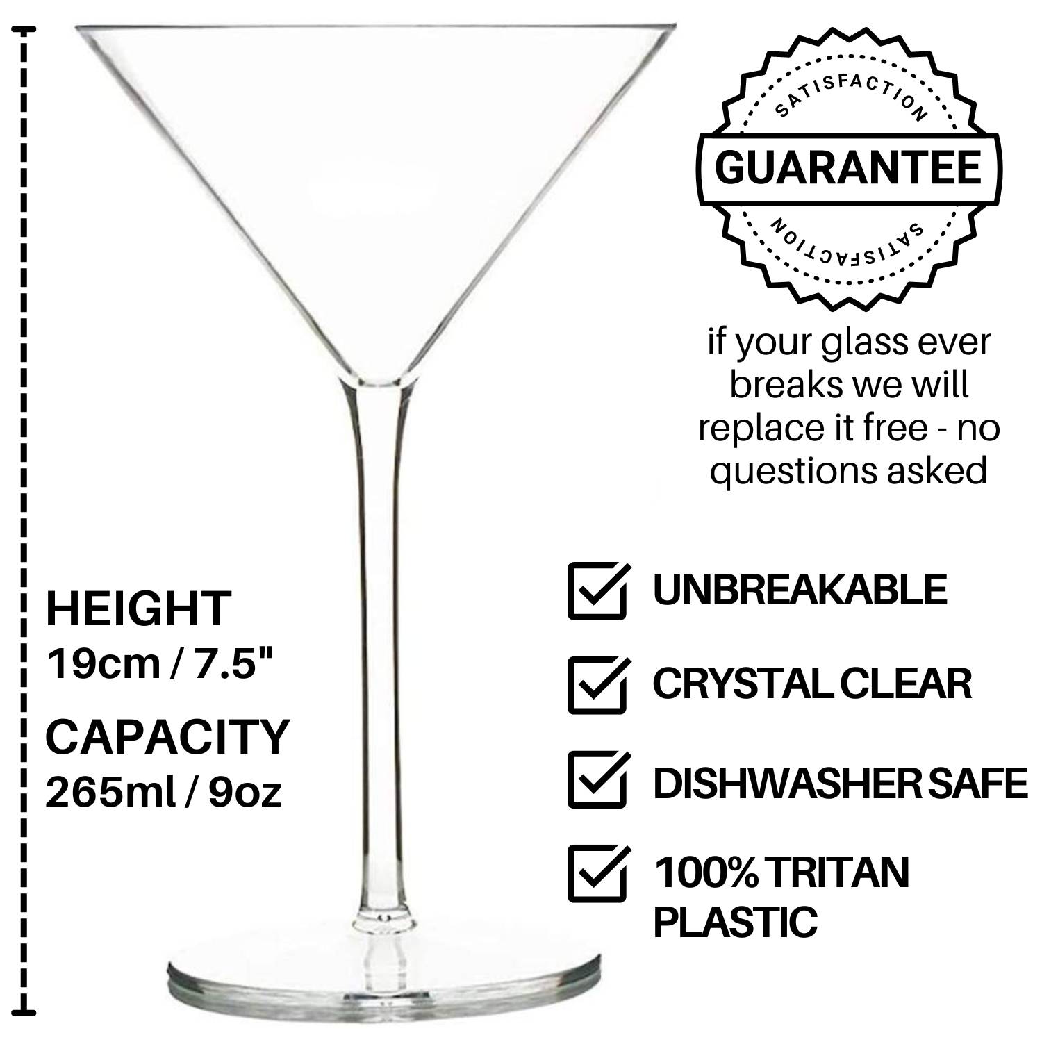 Plastic Martini Glasses: image 3